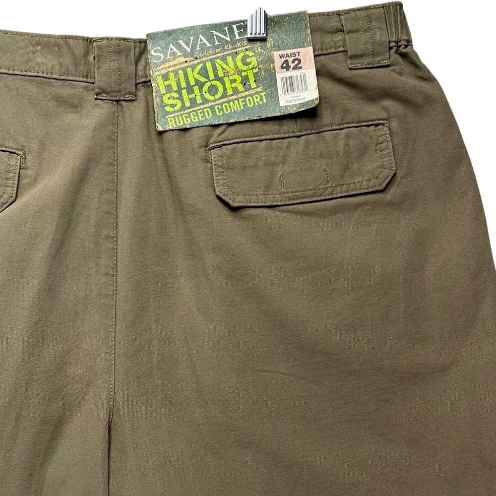 Savane‎ Hiking Short Mens 42 Brown Cotton Rugged Outdoor Cargo Utility